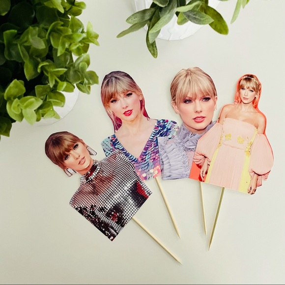 SiennaWildflower Other - Taylor Swift Glossy Birthday Cake Toppers